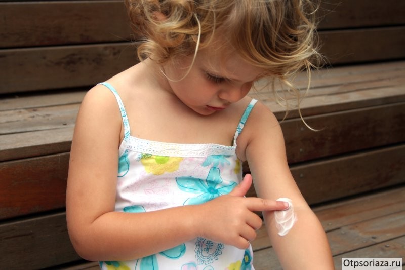 применение ребенком Применение мази