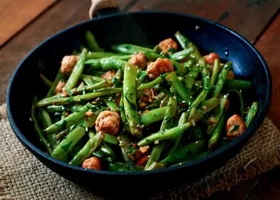 Фасоль по-китайски со свининой Фасоль по-китайски со свининой
