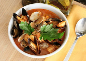 Суп из морского коктейля Суп из морского коктейля