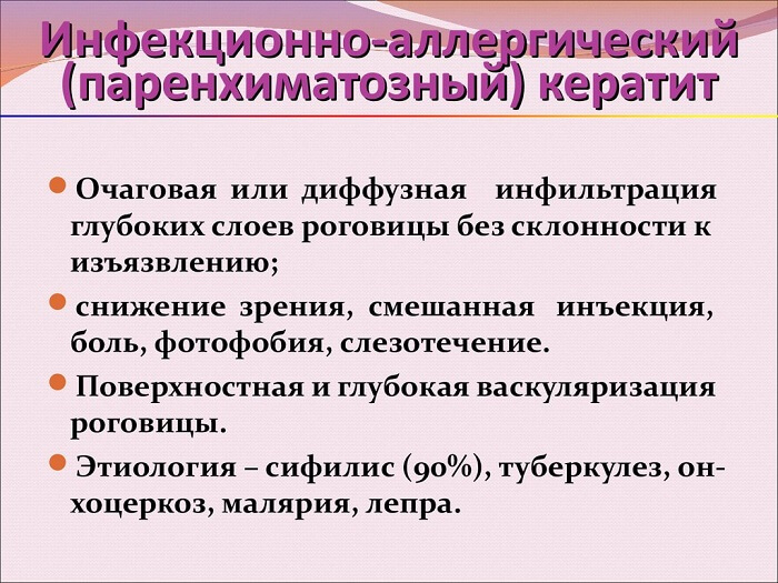 Инфекционно аллергический кератит