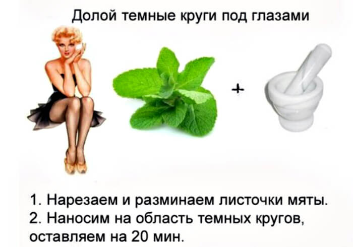 Мята от кругов